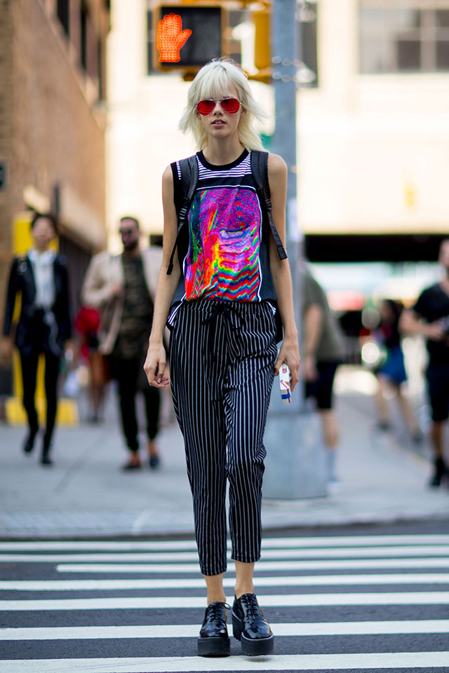 Что носят на Неделе моды в Нью-Йорке: 1 часть (фото 10)