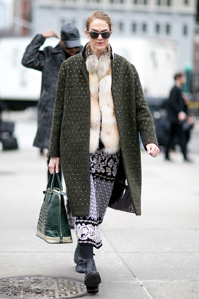 Неделя моды в Нью-Йорке, осень-зима 2016: street style. Часть 4 (фото 22)