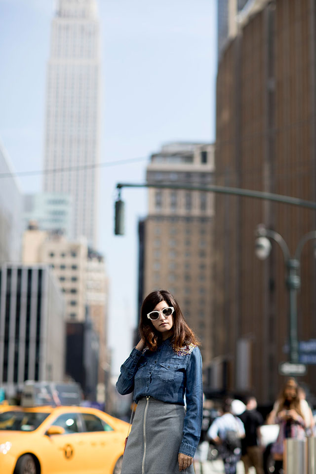 Что носят на Неделе моды в Нью-Йорке: 1 часть (фото 1)