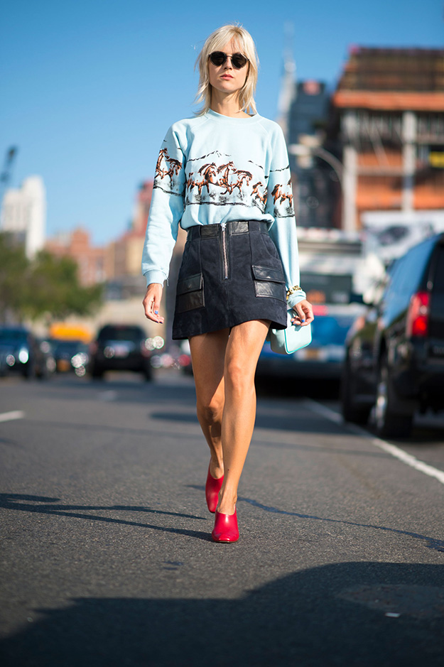 Что носят на Неделе моды в Нью-Йорке: 5 часть (фото 4)