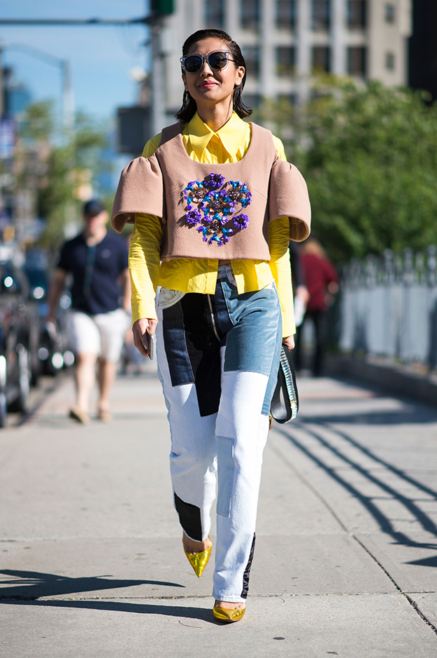 Что носят на Неделе моды в Нью-Йорке: 6 часть (фото 16)