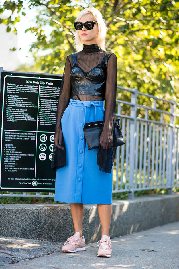 Что носят на Неделе моды в Нью-Йорке: 6 часть (фото 5)