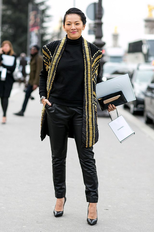 Неделя высокой моды в Париже S/S 2015: street style. Часть 2 (фото 4)