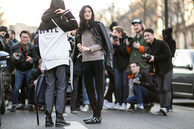 Неделя моды в Париже F/W 2015: street style. Часть 2 (фото 20)