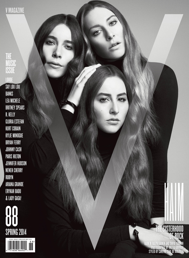 Haim на обложке V Magazine