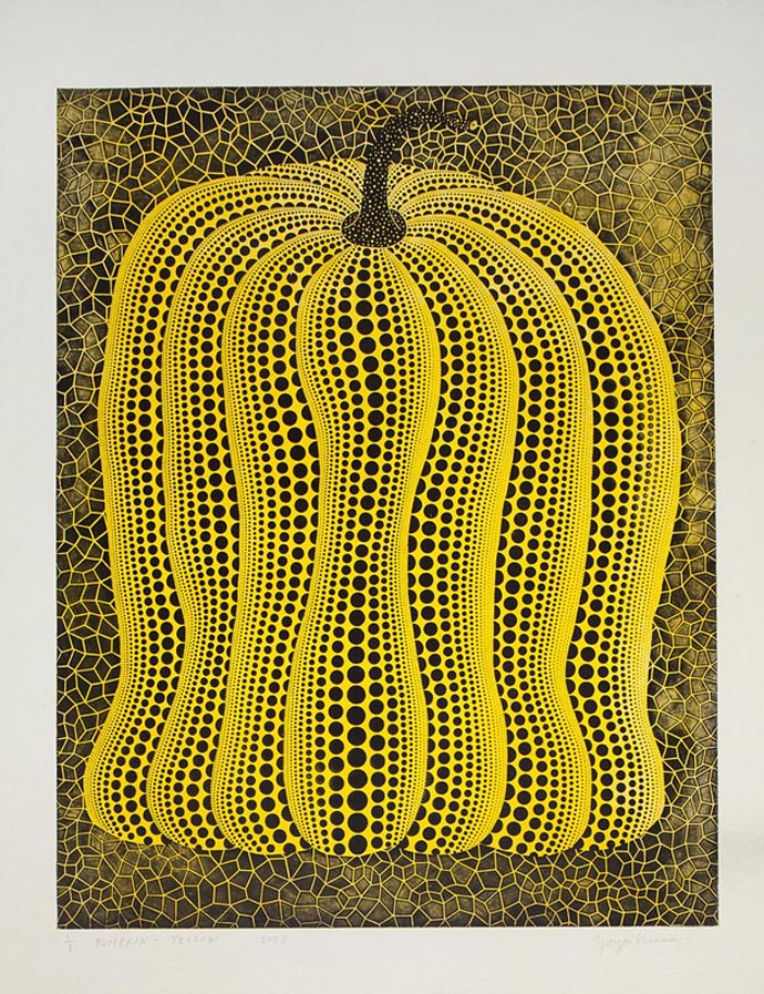Yayoi Kusama, "Pumpkin (Yellow T)"