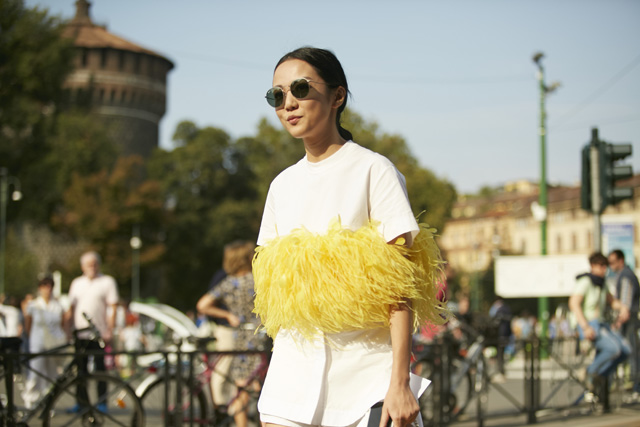 Неделя моды в Милане, весна-лето 2016: street style. Часть 3 (фото 7)