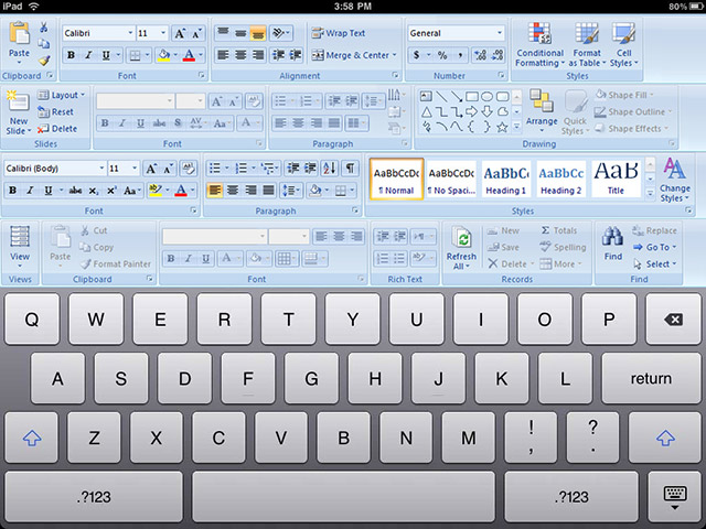 Microsoft выпустит MS Office для iPad в первой половине года (фото 1)