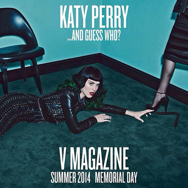 Мадонна и Кэти Перри в cъемке для V Magazine (фото 1)