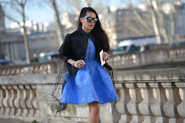 Неделя моды в Париже A/W 2014: street style. Часть VIII (фото 20)