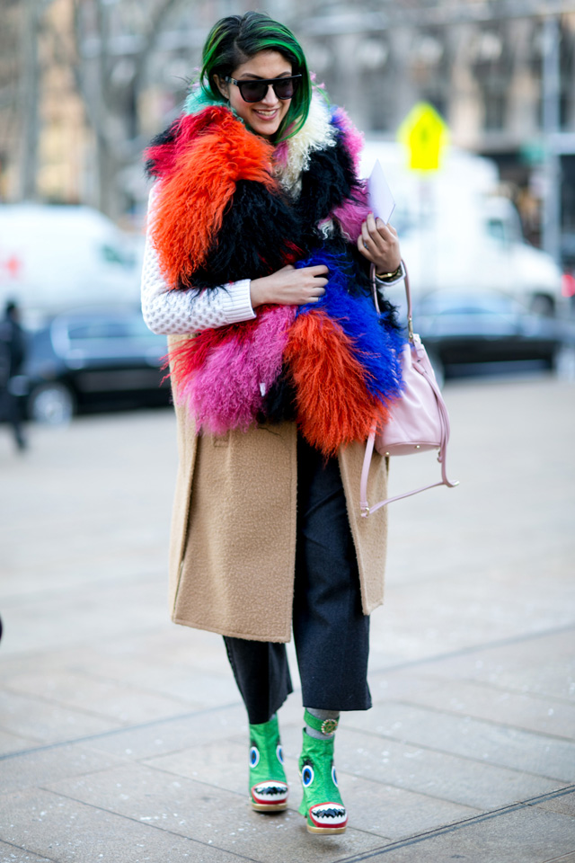 Неделя моды в Нью-Йорке AW14: street style. Часть VI (фото 13)