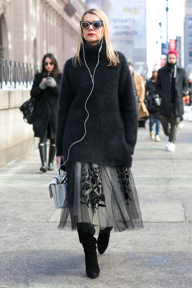 Неделя моды в Нью-Йорке AW14: street style. Часть VI (фото 10)