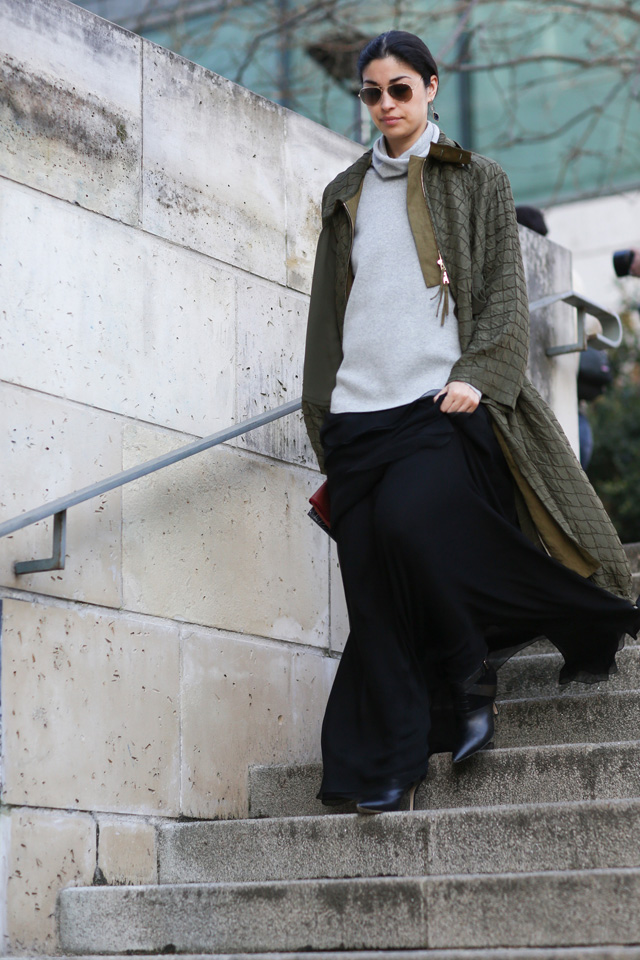 Неделя моды в Париже A/W 2014: street style. Часть V (фото 7)