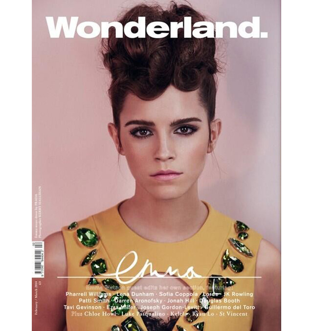 Эмма Уотсон на обложке Wonderldand Magazine (фото 1)