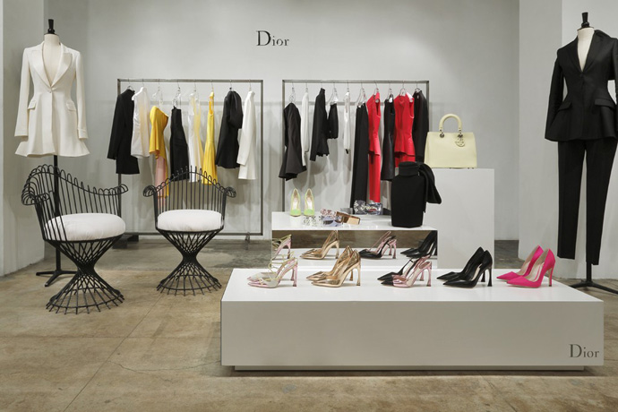 Pop-up Бутик Dior  в Нью-Йорке