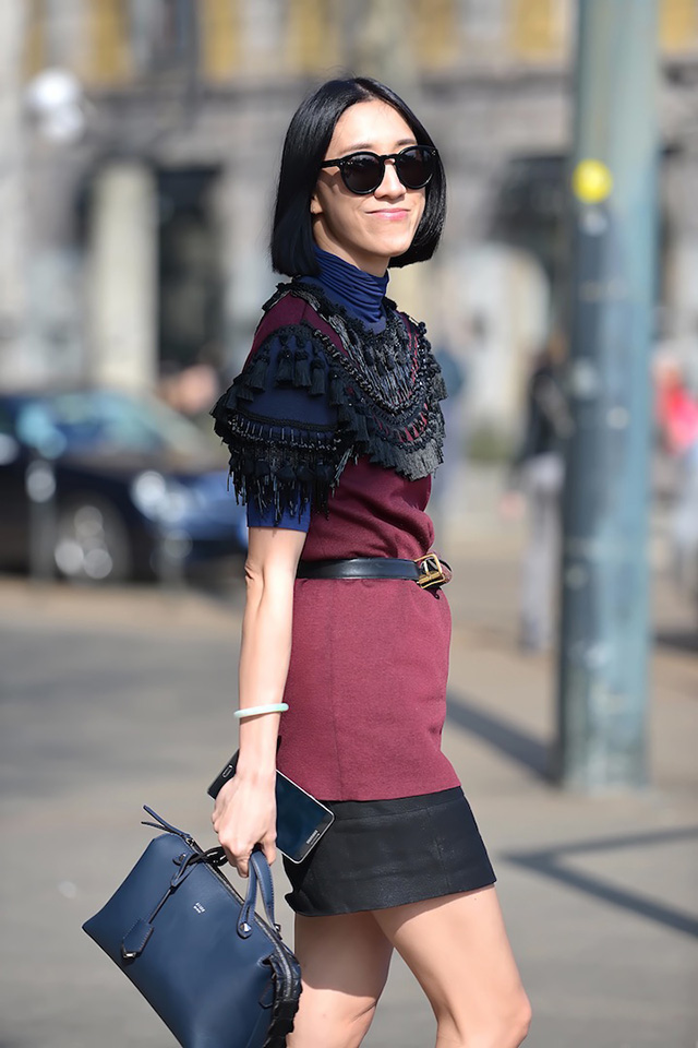 Неделя моды в Милане A/W 2014: street style. Часть IV (фото 5)