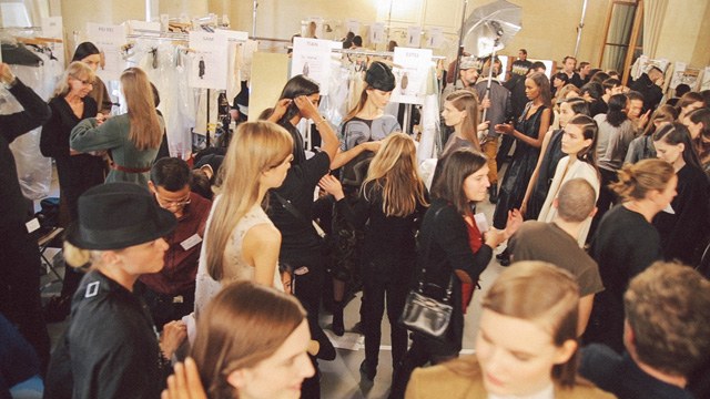 Hermès, осень-зима 2014: backstage (фото 11)