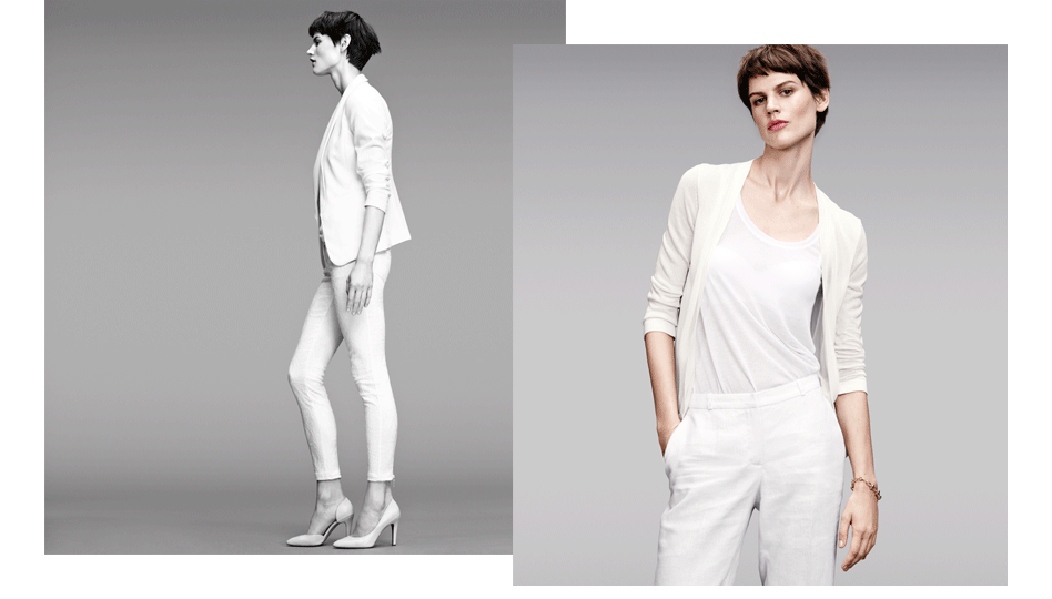 Белое на белом: Саския де Брау в съемке для H&M (фото 4)