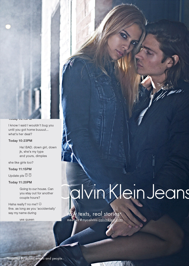 Откровенная переписка в рекламной кампании Calvin Klein (фото 2)