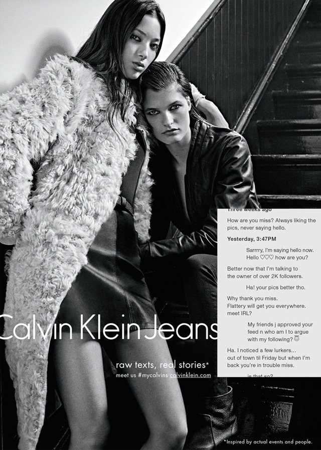Откровенная переписка в рекламной кампании Calvin Klein (фото 3)