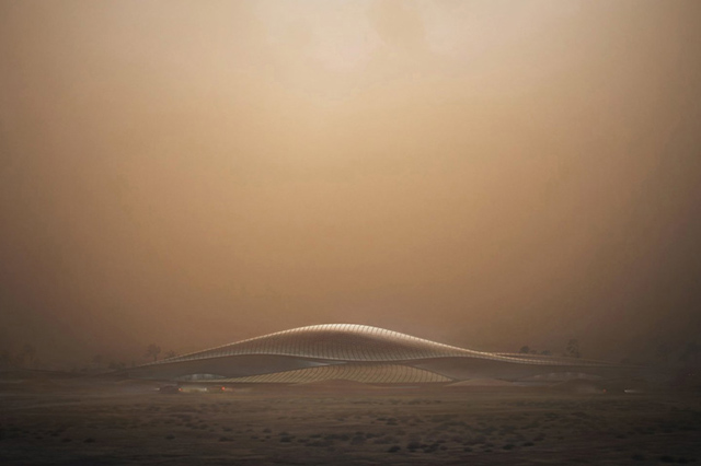 Заха Хадид построит футуристическое здание в арабской пустыне (фото 2)