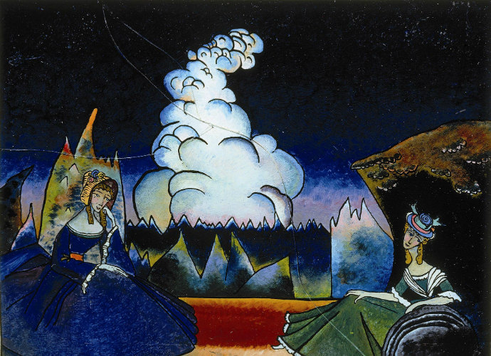 Василий Кандинский. "Белое облако", 1915