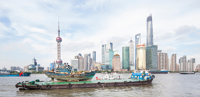 "Девятый вал": корабль-инсталляция в Шанхае (фото 2)