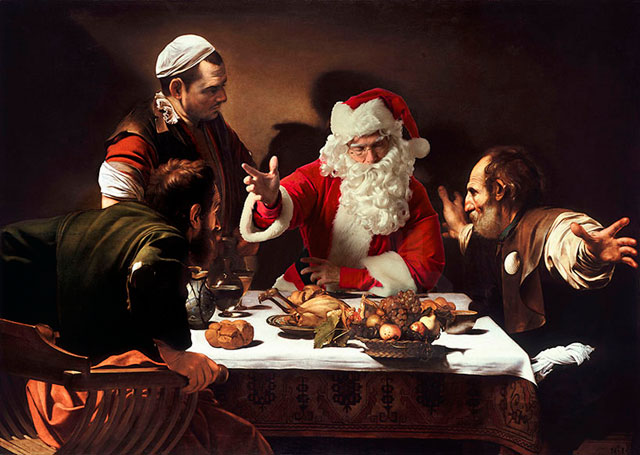 Караваджо. "Ужин в Эммаусе", 1601