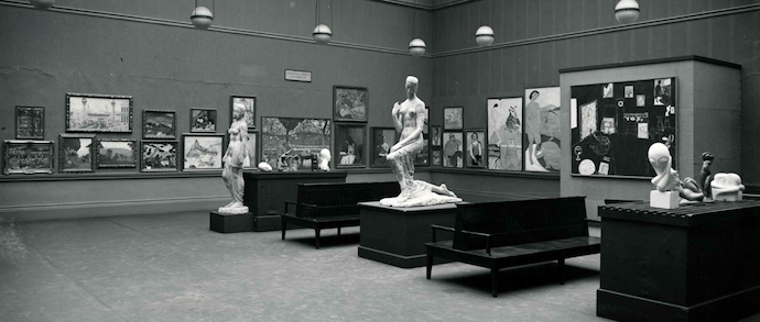 Экспозиция 1913 года в Институте искусств Чикаго (интерактивный план)