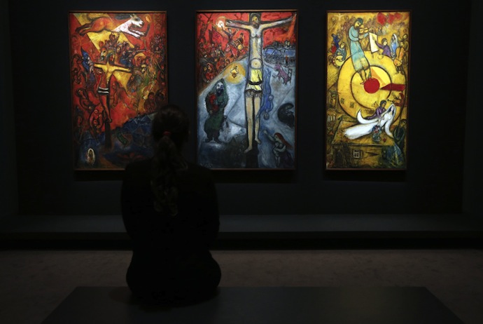 Выставка Марка Шагала в Париже