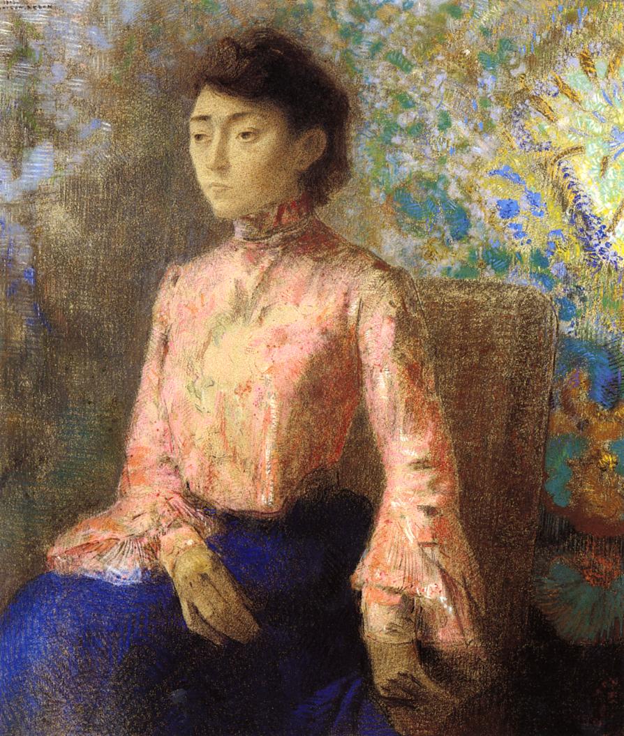 "Портрет Жанны Шен", 1903. Пастель, картон.