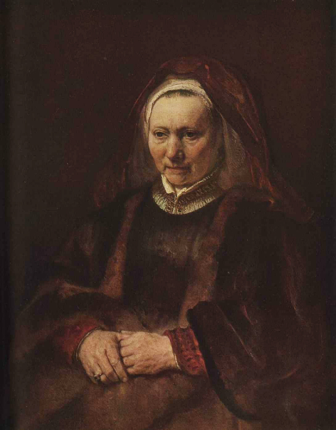 Рембрандт. "Портрет пожилой женщины"