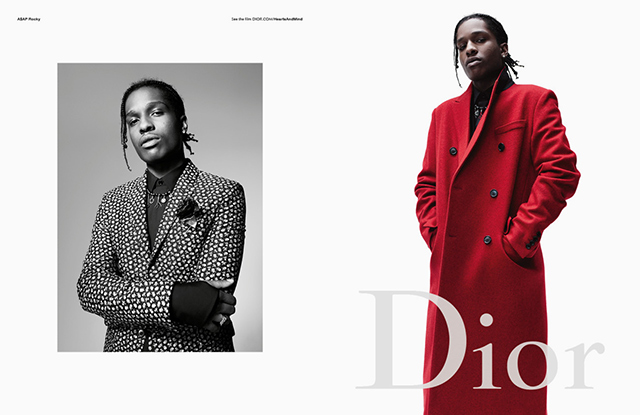 A$AP Rocky в кампании Dior Homme (фото 1)