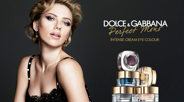 Скарлетт Йоханссон в рекламной кампании теней Dolce & Gabbana (фото 1)