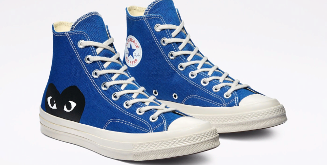 Converse cheap bleu garcon