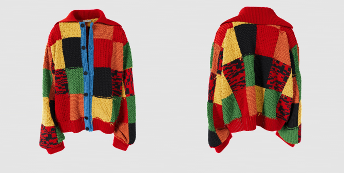 Вязаный кардиган JW Anderson был продан как NFT | BURO.