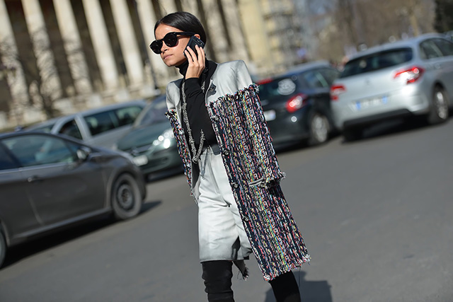 Неделя моды в Париже A/W 2014: street style. Часть VII (фото 8)