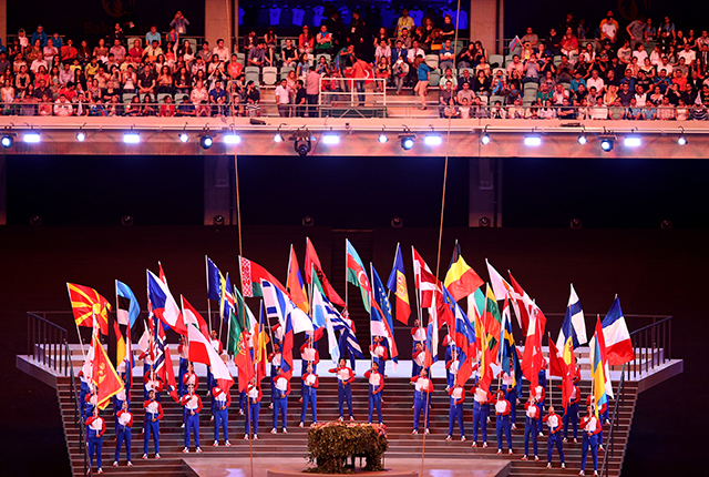 Церемония открытия первых Европейских игр в Баку (фото 6)