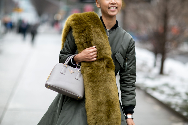 Неделя моды в Нью-Йорке F/W 2015: street style. Часть 1 (фото 1)