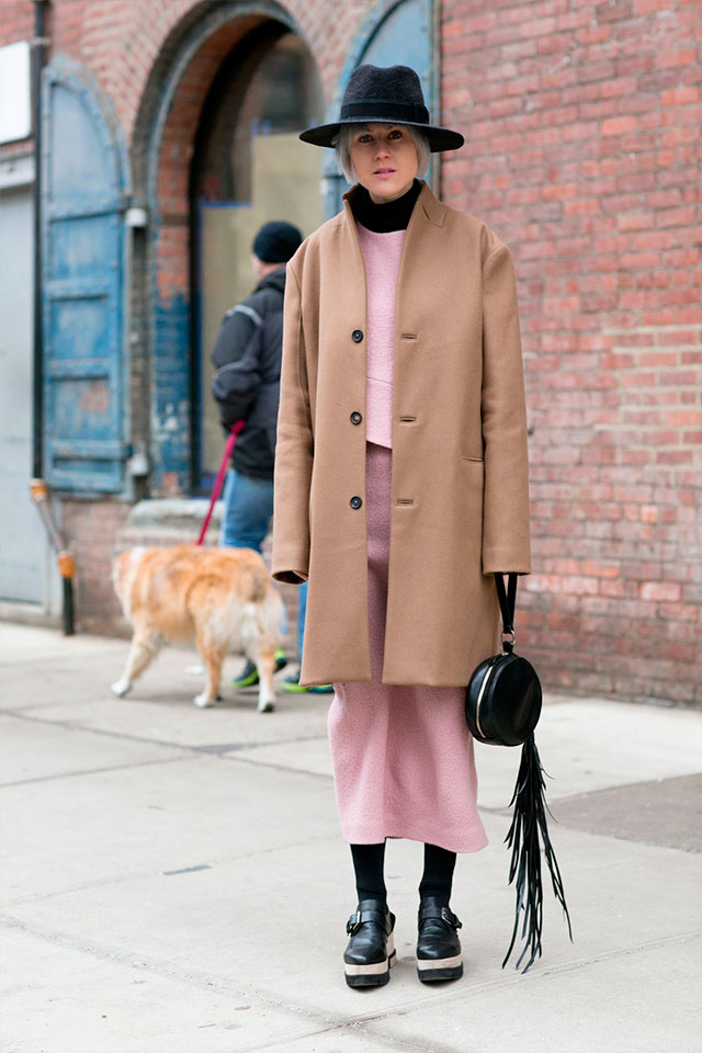 Неделя моды в Нью-Йорке F/W 2015: street style. Часть 2 (фото 11)