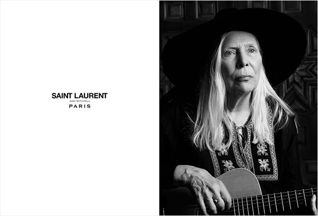 71-летняя Джони Митчелл стала лицом Saint Laurent (фото 1)