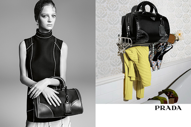 Джемма Уорд в новой рекламной кампании Prada (фото 1)
