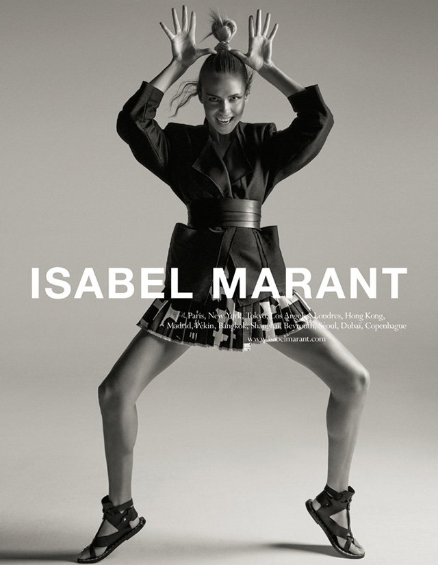 Наташа Поли в рекламной кампании Isabel Marant (фото 1)