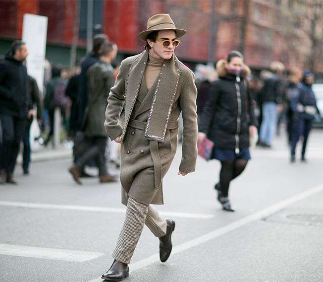 Неделя мужской моды в Милане, осень-зима 2016: street style. Часть 3 (фото 13)
