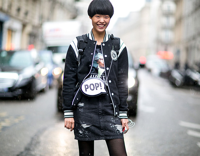 Неделя моды в Париже F/W 2015: street style. Часть 1 (фото 23)