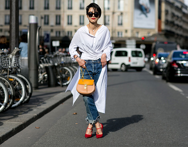 Неделя моды в Париже F/W 2015: street style. Часть 1 (фото 17)