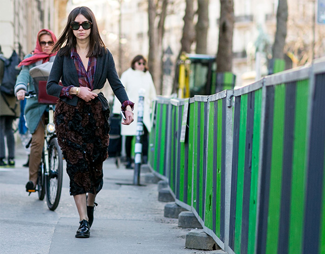 Неделя моды в Париже F/W 2015: street style. Часть 1 (фото 13)