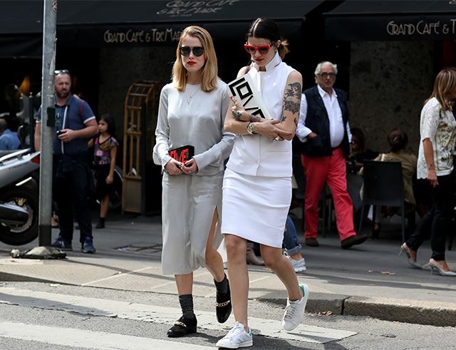 Неделя моды в Милане S/S 2015: street style. Часть V (фото 8)