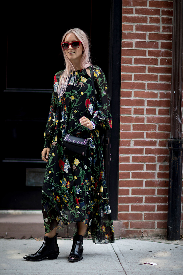 Что носят на Неделе моды в Нью-Йорке: 2 часть (фото 29)