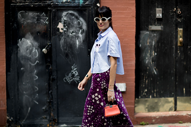Что носят на Неделе моды в Нью-Йорке: 2 часть (фото 24)